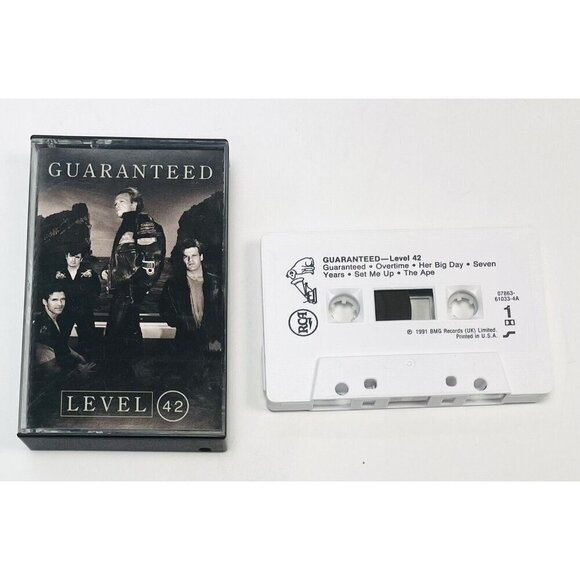 Guaranteed by Level 42 (Cassette, Feb-1992, RCA) Tested Works HTF EUC - Picture 1 of 3